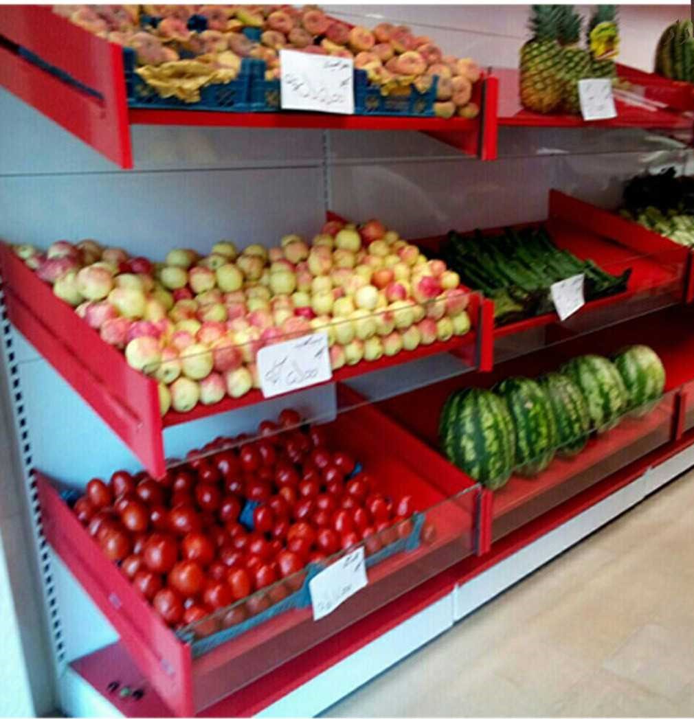 قفسه فلزی میوه فروشگاهی شلف میوه سیفی قفسه سبزی