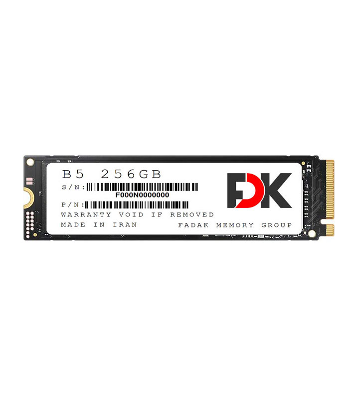 حافظه SSD فدک 256 گیگابایت مدل B5 M.2 2280 NVMe