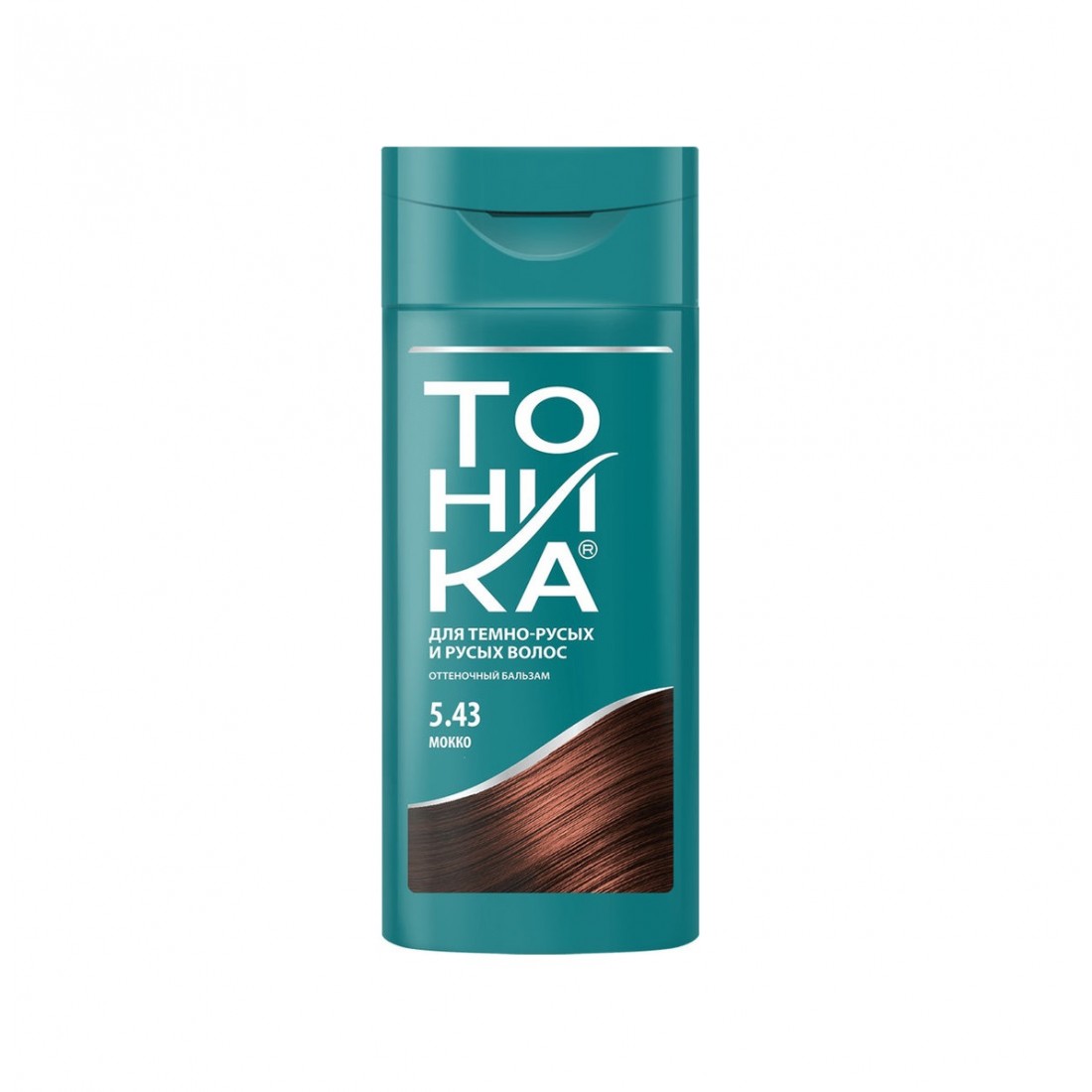 شامپو رنگ تونیکا Tohnika شماره 5.43 قهوه‌ای دودی حجم 150 میل