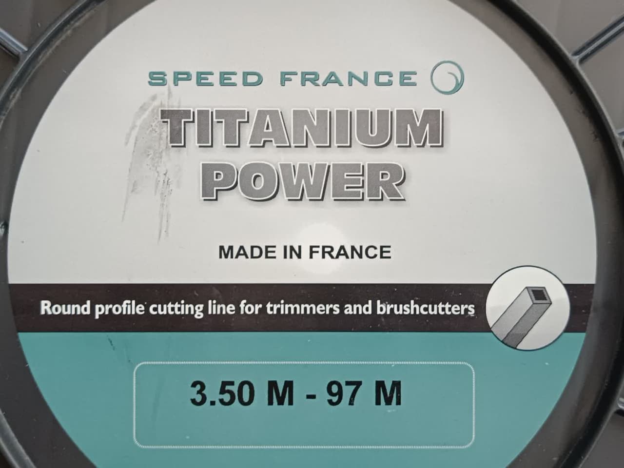 نخ چهارگوش 3.5mm - تیتانیوم- Speed France