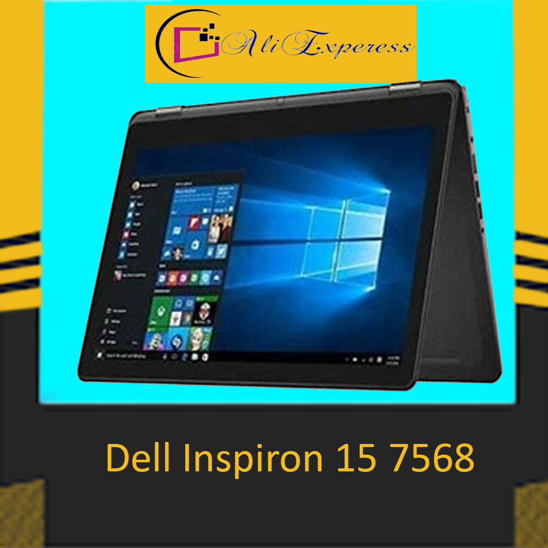 لپ تاپ دل 15.6 اینچی کارکرده مدل Dell Inspiron 15 7568 i7 6500U 8G 256SSD