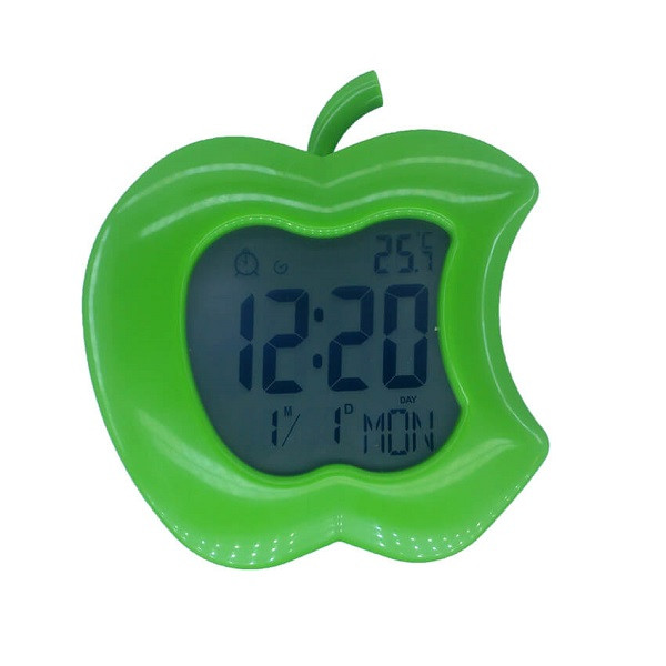 ساعت رومیزی طرح سیب مدل AT-606