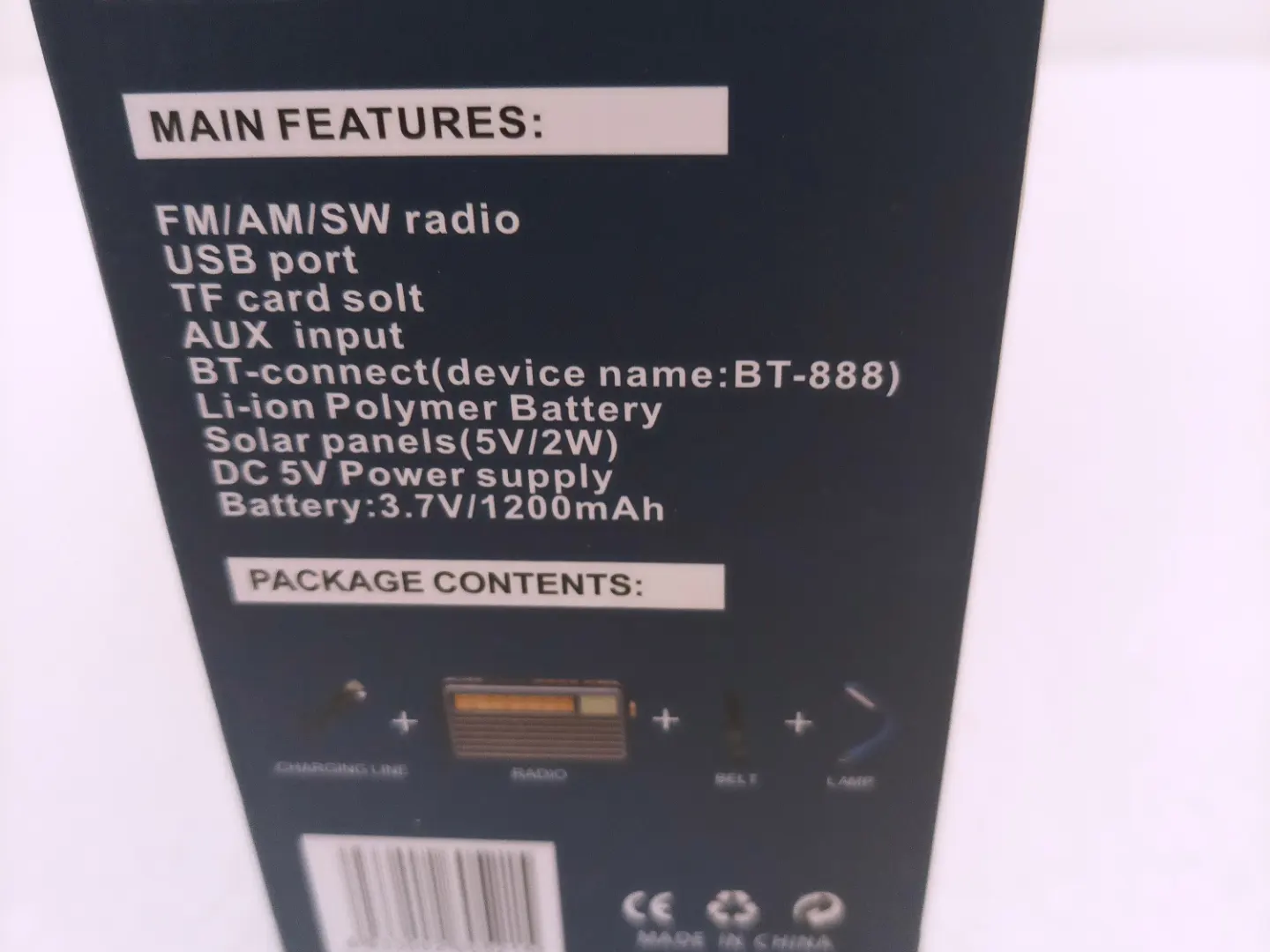 رادیو اسپیکر بلوتوثی  می یر مدل M-521BT-S
