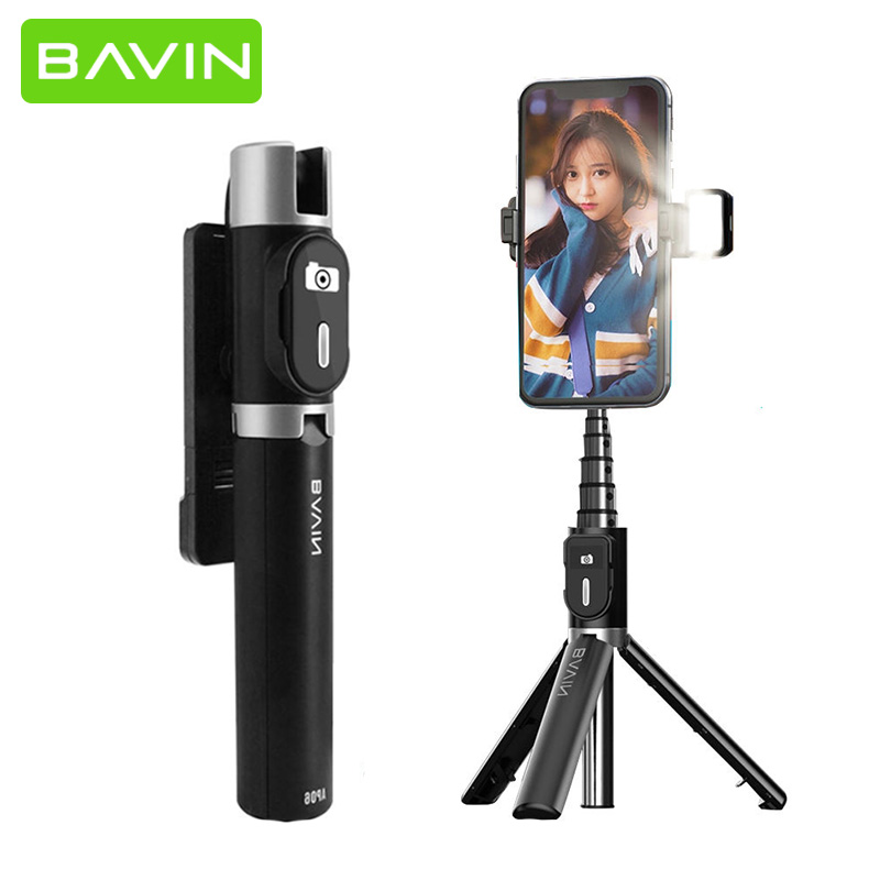 مونوپاد و سه پایه باوین BAVIN AP-05 Selfie Stick Monopod Bluetooth Phone Holder
