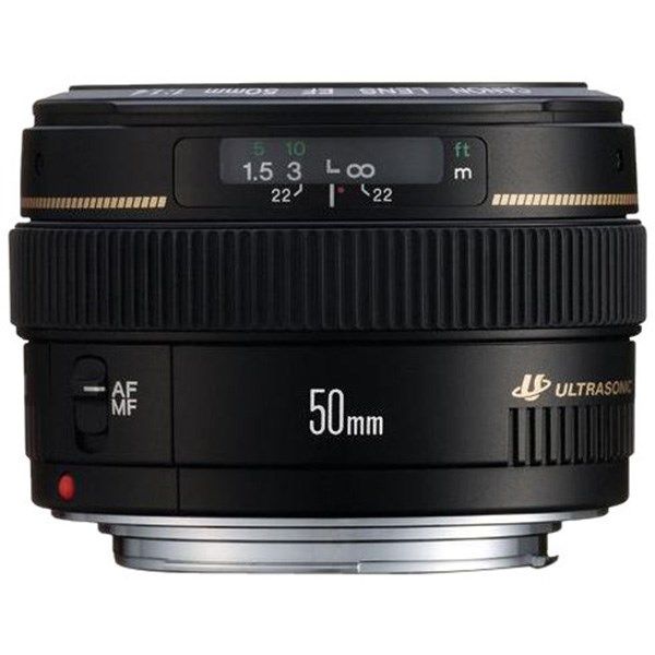 لنز کانن Canon EF 50mm f/1.4 USM دسته دوم در حد