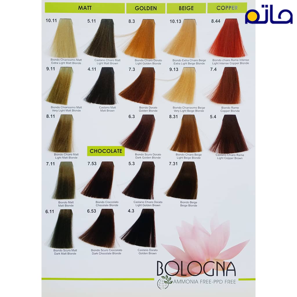 رنگ مو بلونیا بدون آمونیاک شماره 6.3 بلوند طلایی تیره حجم 100 میل_فروشگاه اینترنتی آرایشی بهداشتی آزارو در شیراز