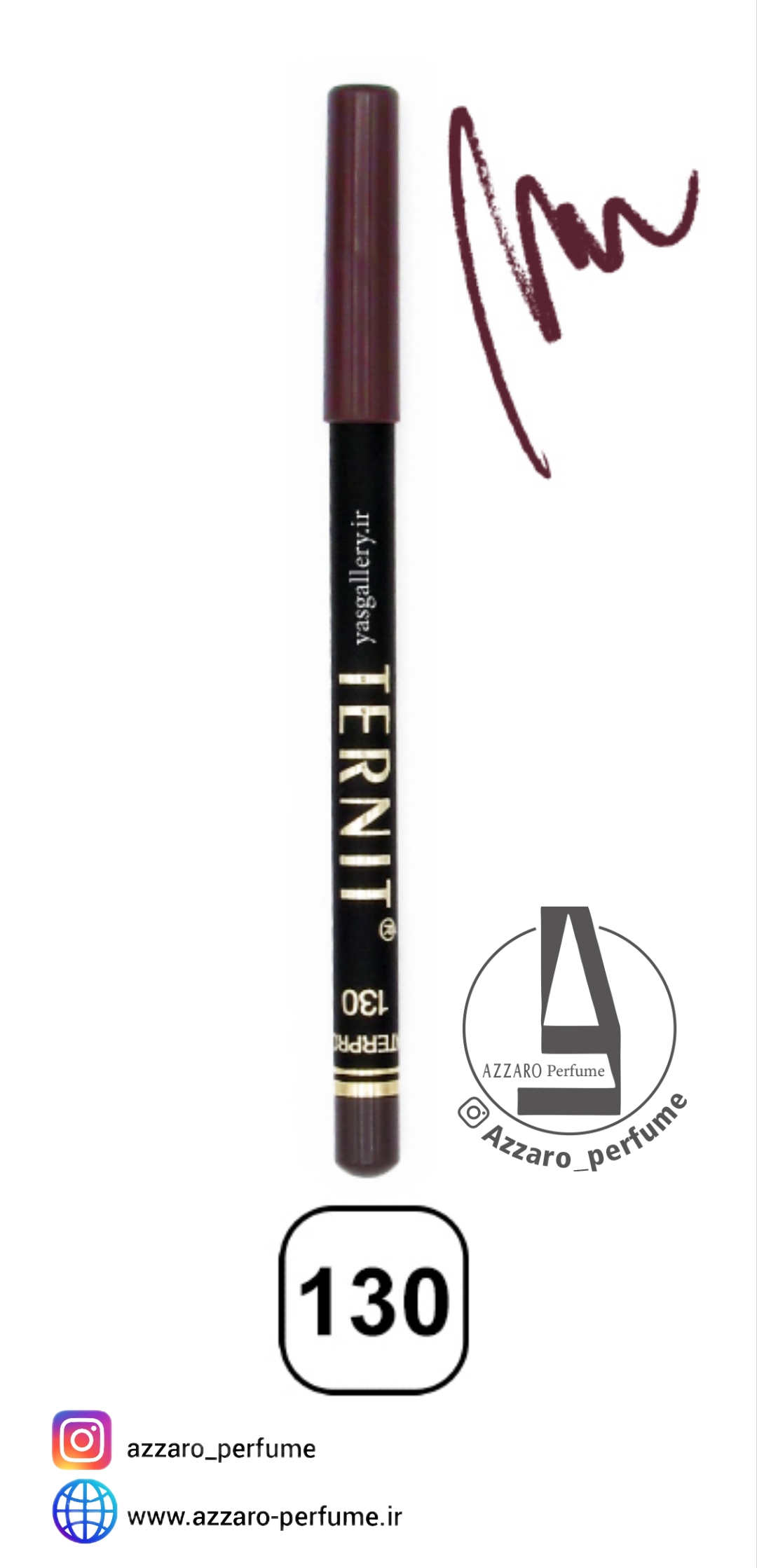 مداد لب ضد آب ترنیت شماره130-فروشگاه اینترنتی آرایشی بهداشتی آزارو
