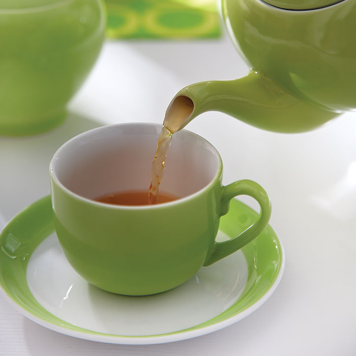 سرویس چینی زرین 12 پارچه چای خوری مدل پسته