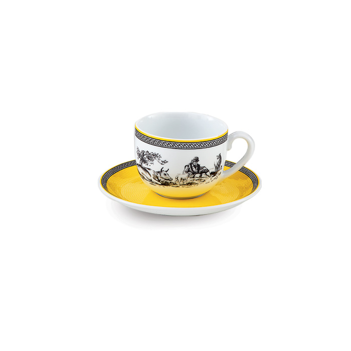 سرویس چینی زرین 12 پارچه چای خوری مدل ویلیج