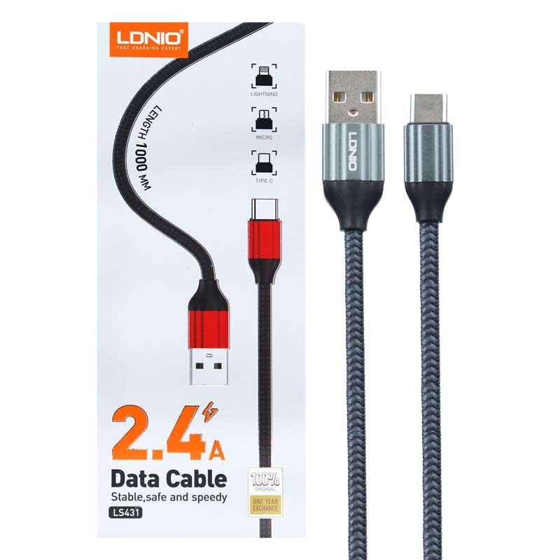 کابل LDNIO LS431 2.4A micro 1m ا  cable
