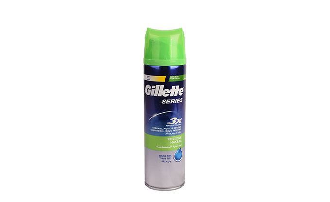 تخفیف ژل اصلاح ژیلت برای پوست حساس - Gillette