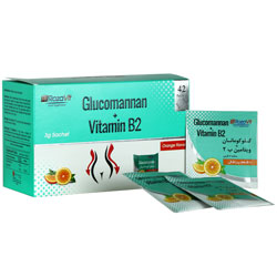 گلوکومانان و ویتامین ب 2 رزاویت