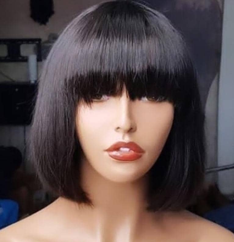 کلاه گیس زنانه مدل مصری زنانه متوسط (کد:11006)