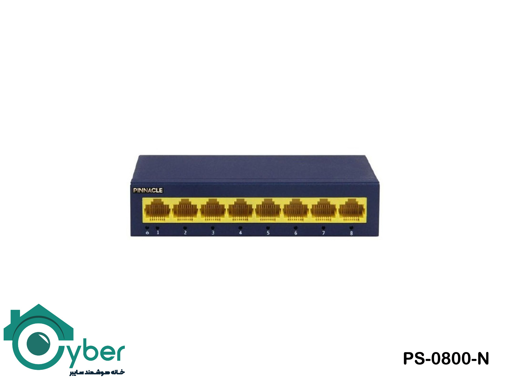 سوییچ شبکه 8 پورت پیناکل PINNACLE مدل PS-0800-N