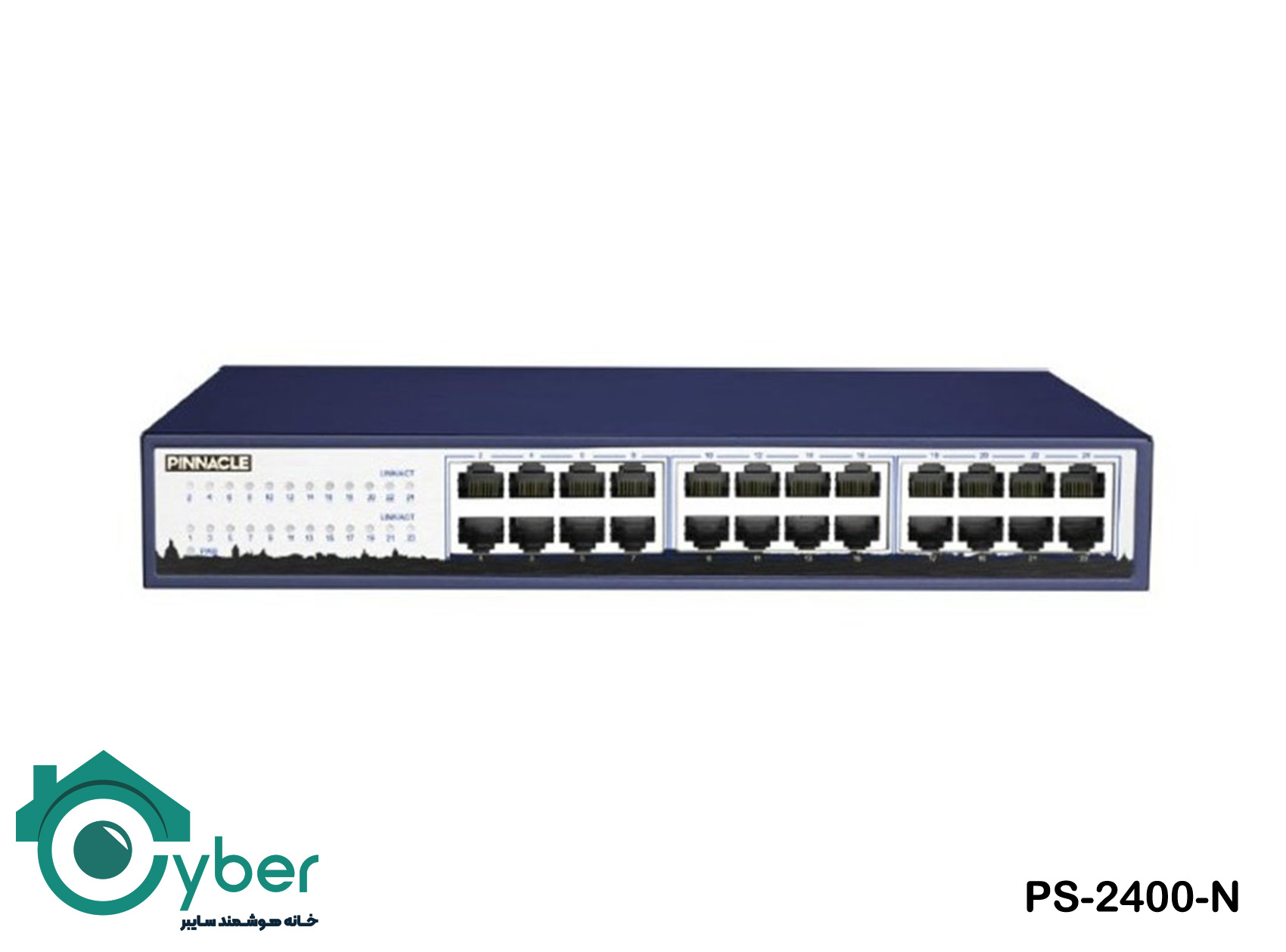 سوییچ شبکه 24 پورت پیناکل PINNACLE مدل PS-2400-N