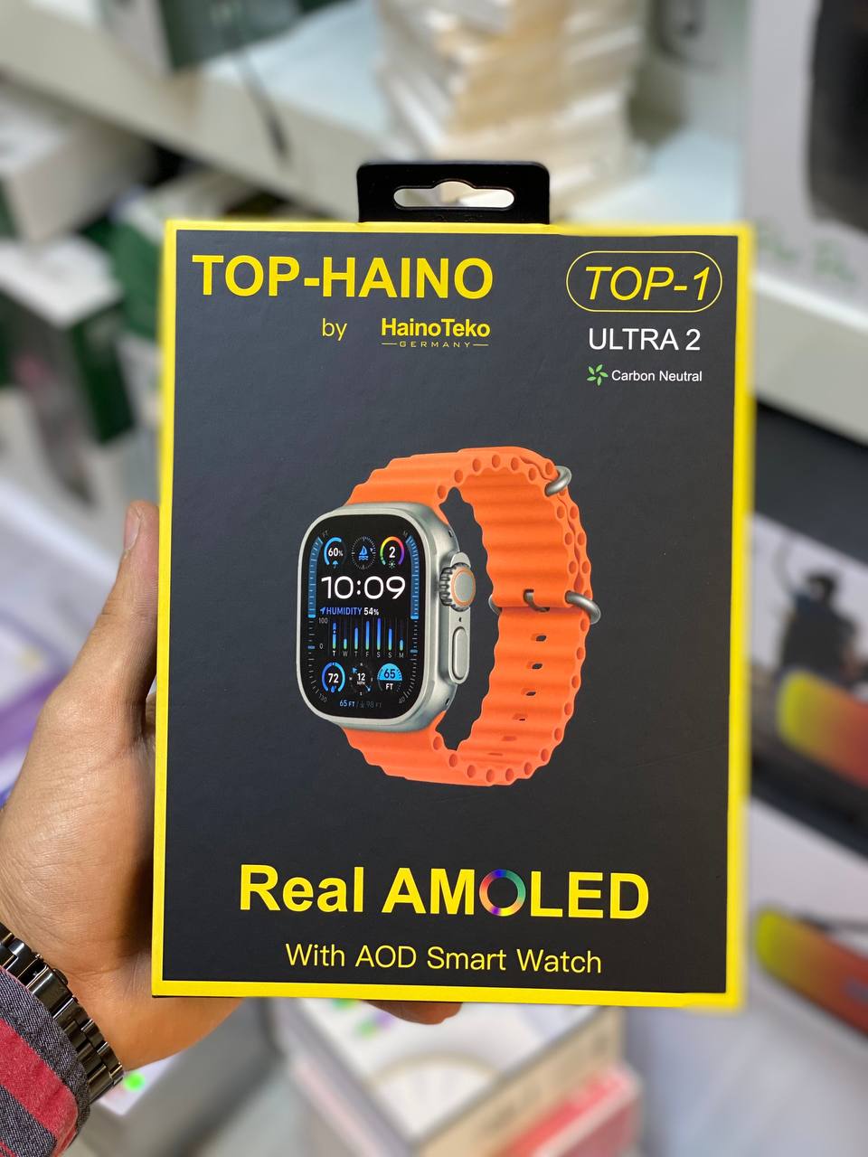 ساعت هوشمند هاینوتکو اولترا صفحه Amoled مدل Hainoteko Top-1