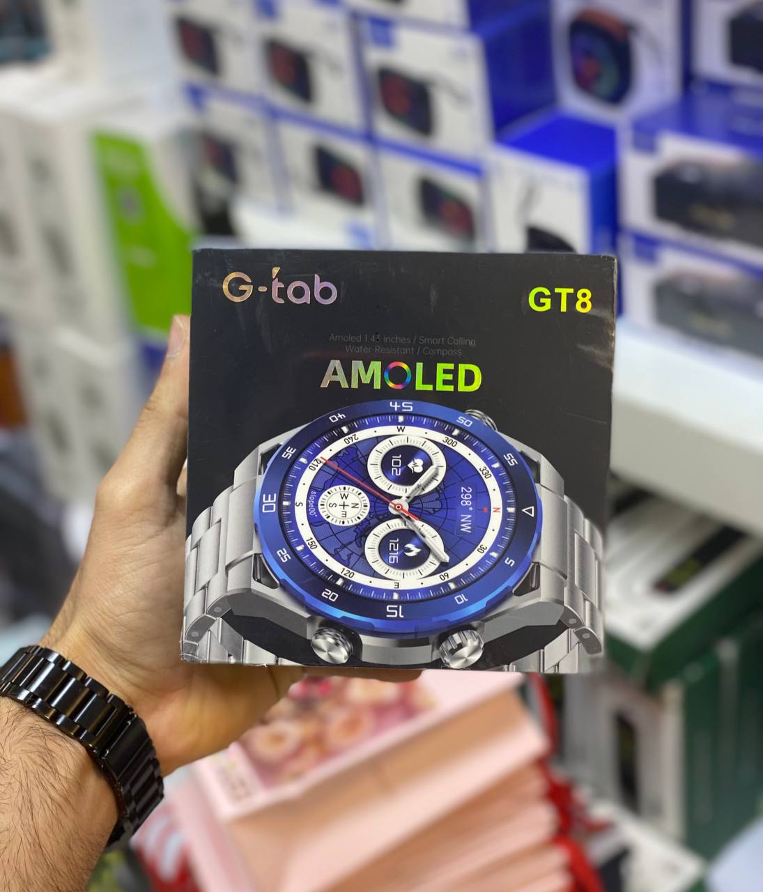 ساعت هوشمند جی تب مدل Gtab GT8 Amoled