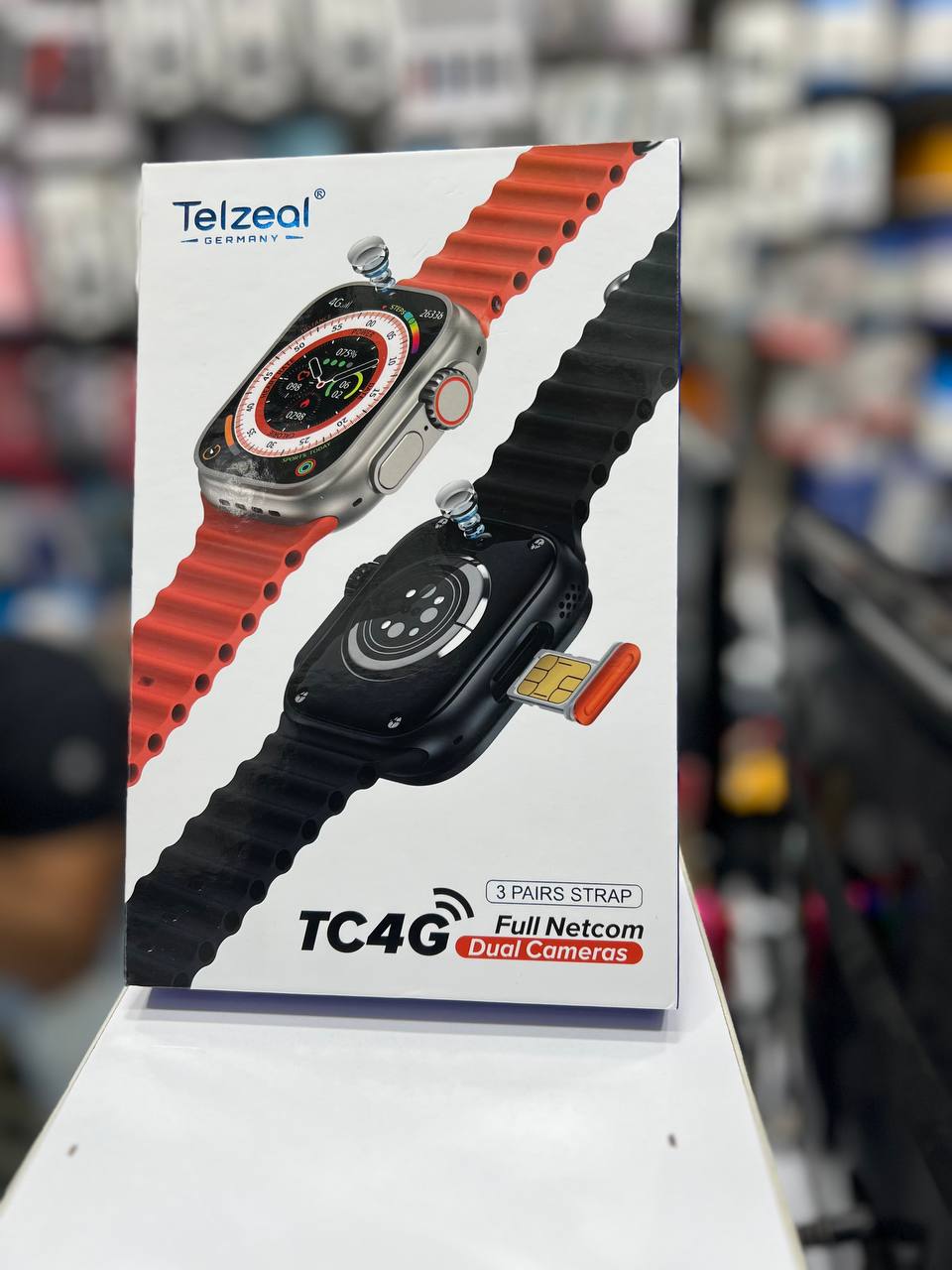 ساعت هوشمند سیم کارت خور به همراه دوربین مدل Telzeal TC4G ارسال رایگان