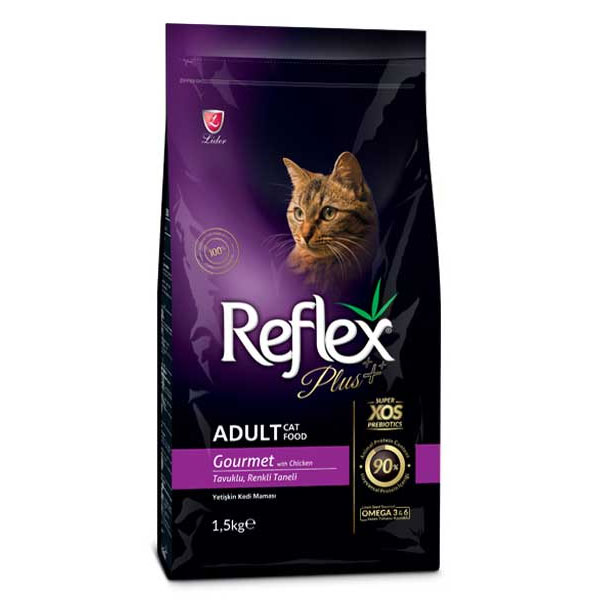 غذای گربه بدغذا رفلکس پلاس 1.5کیلوگرم