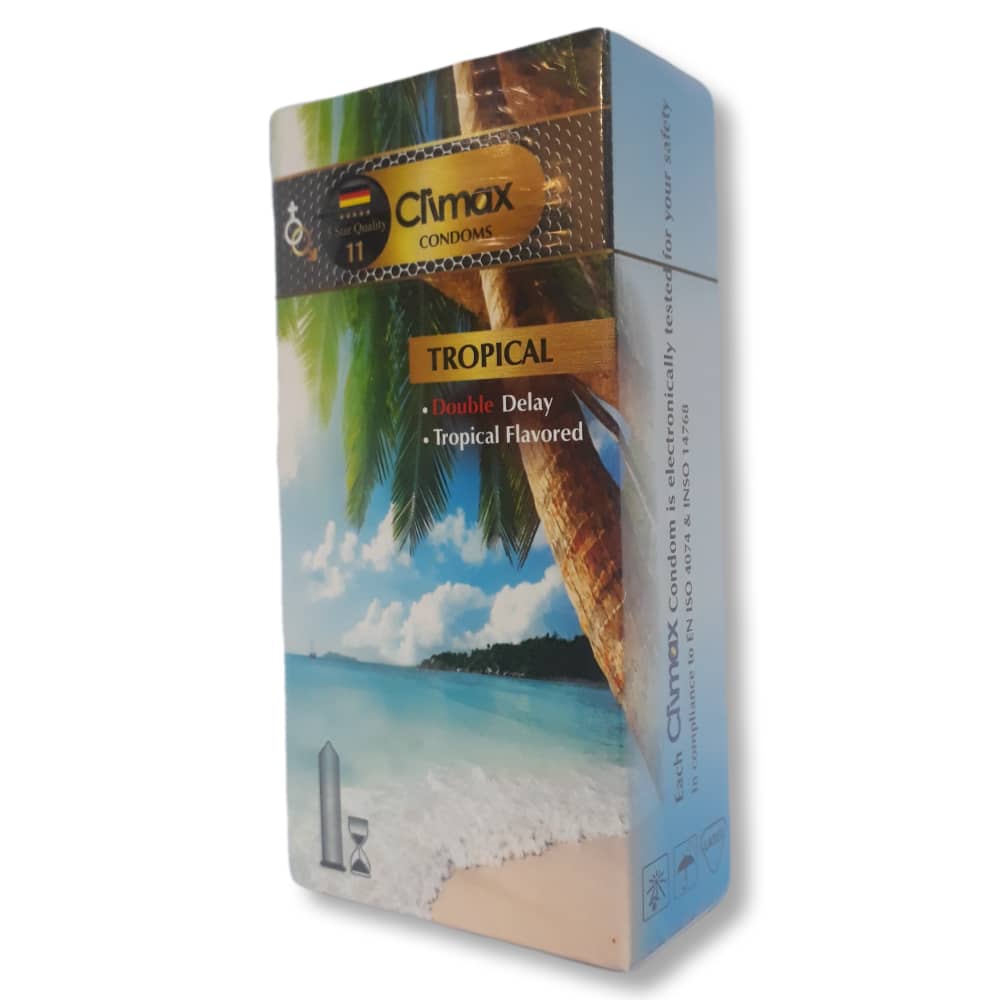کاندوم CLIMAX مدل tropical بسته 12 عددی