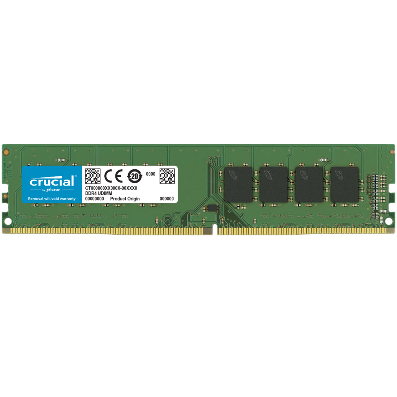 رم دسکتاپ DDR4 تک کاناله 2666  مگاهرتز کروشیال مدل CL19 ظرفیت 4 گیگابایت