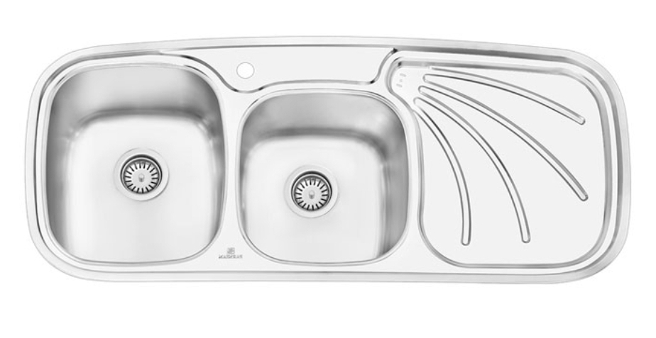 سینک ظرفشویی پرنیان مدل PS 1207 استیل فانتزی توکار