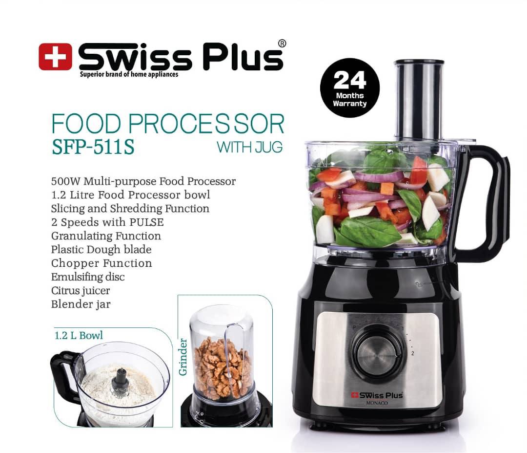 غذاساز 11 کاره سوییس پلاس مدل SPF-511S ا SWISS PLUS