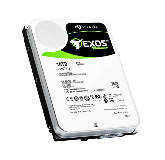 هارد دیسک اینترنال سیگیت EXOS X18 ST18000NM000J ظرفیت 18 ترابایت