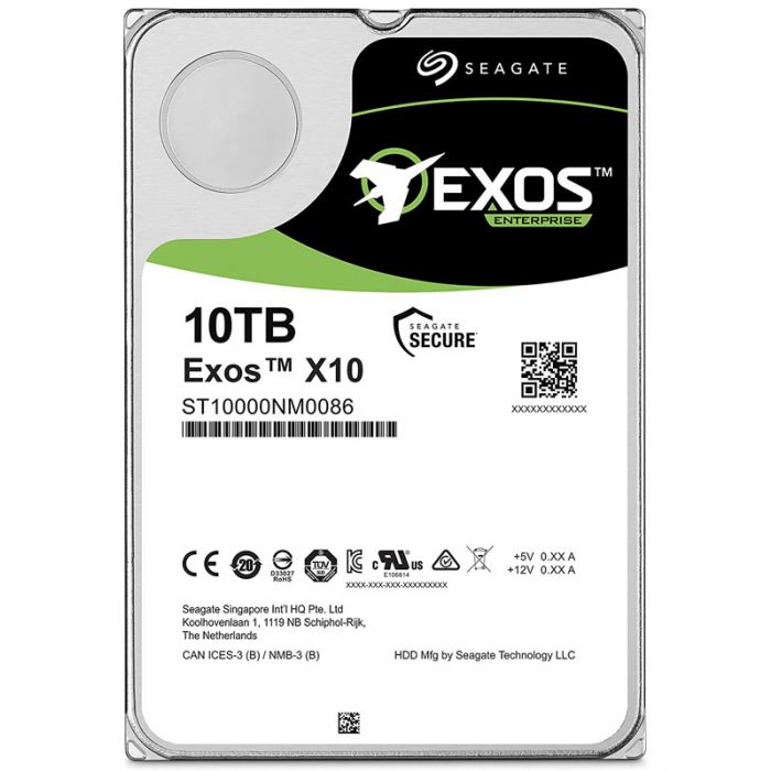 هارد دیسک اینترنال سیگیت EXOS X10 ST10000NM0086 ظرفیت 10 ترابایت