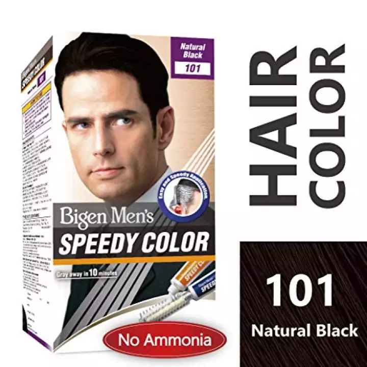 بیگن رنگ موی مردانه فوری مدل مشکی طبیعی 101