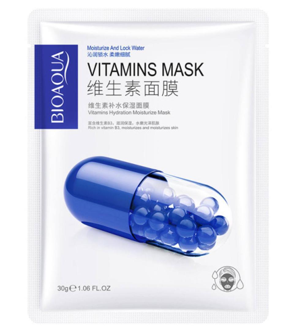 ماسک صورت ورقه ای ویتامینه BIOAQUA VITAMINS B3 MASK (7376)