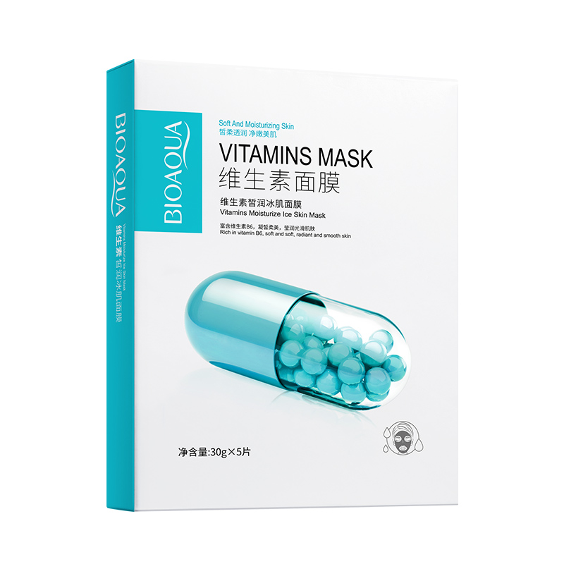 ماسک صورت ورقه ای ویتامینه BIOAQUA VITAMINS B6 MASK (7413)