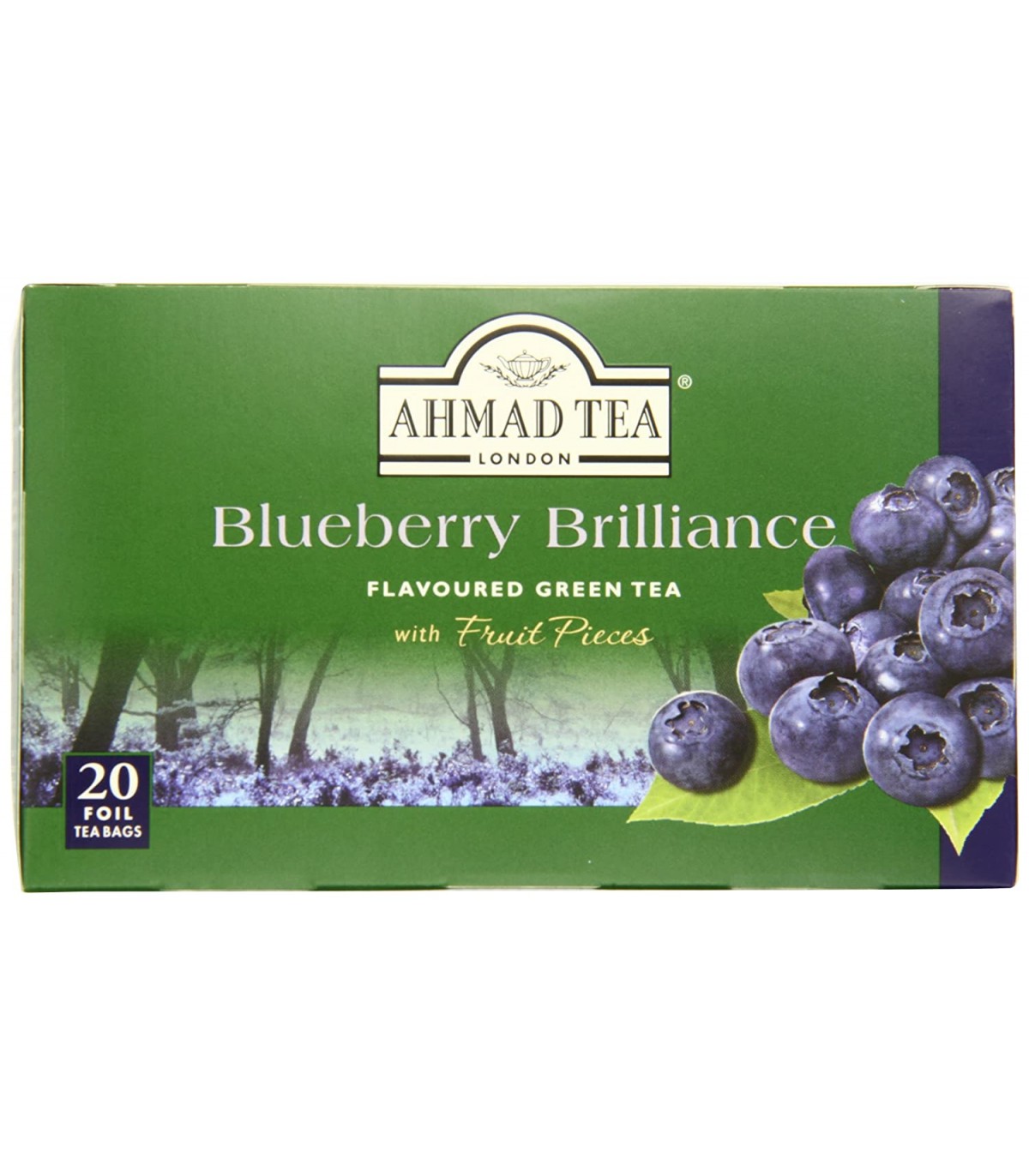 چای احمد blueberry brilliance تی بگ ۲۰ عددی انگلیسی