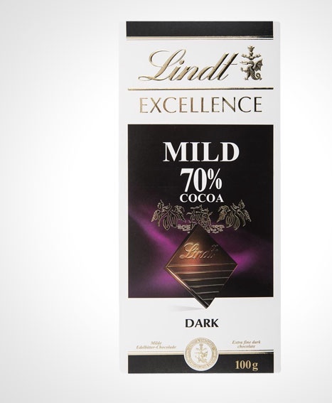 شکلات تلخ لینت اکسلنس ١٠٠ گرم دارک ٧٠ درصد LINDT EXCELLENCE