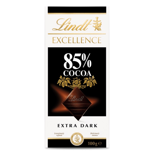 شکلات تلخ لینت اکسلنس ١٠٠ گرم دارک ٨٥ درصد LINDT EXCELLENCE