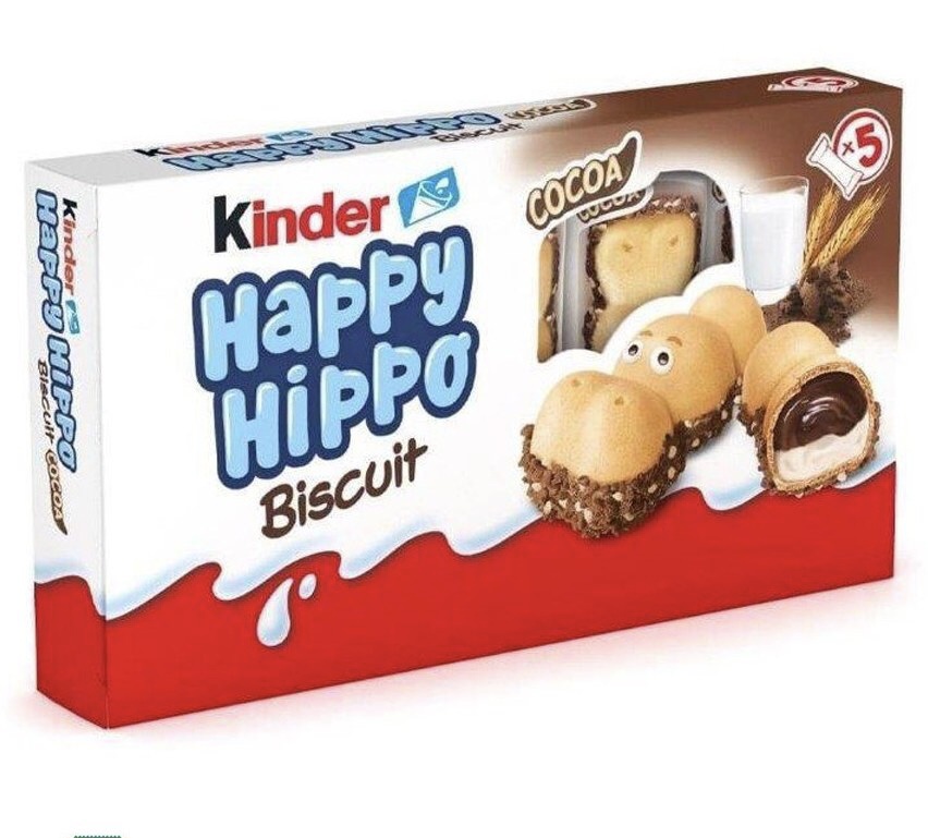 بیسکویت شکلات هپی هیپو کیندر بسته 5 عددی ا