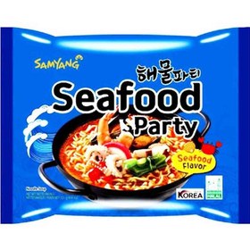 نودل کُره ای ( رامن ) غذاهای دریایی ۱۲۵ گرم سیفود پارتی سامیانگ – samyang