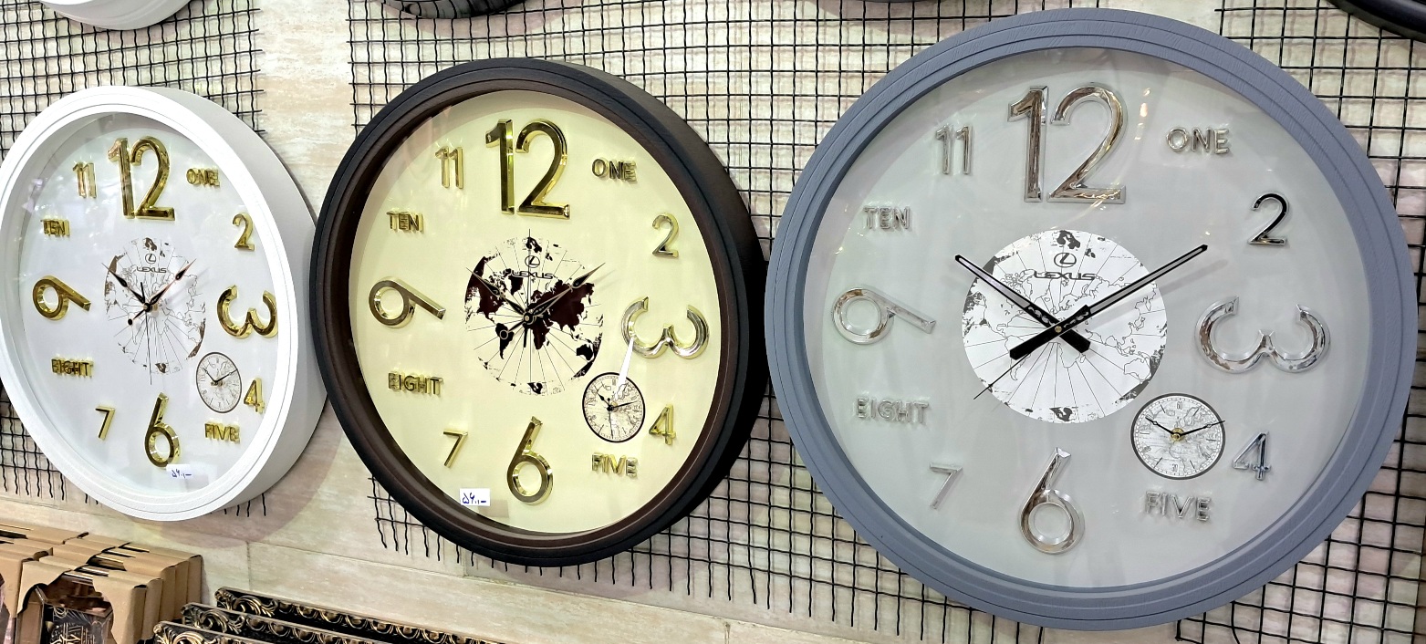 ساعت دیواری پلاستیکی لکسوس دوموتور برند ساعت: لکسوس| Lexus