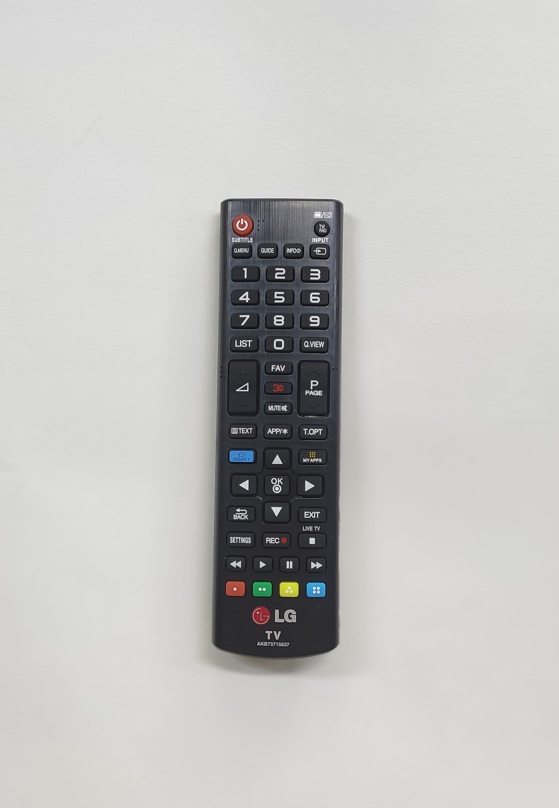 ریموت کنترل تلویزیون ال جی مدل AKB73975701