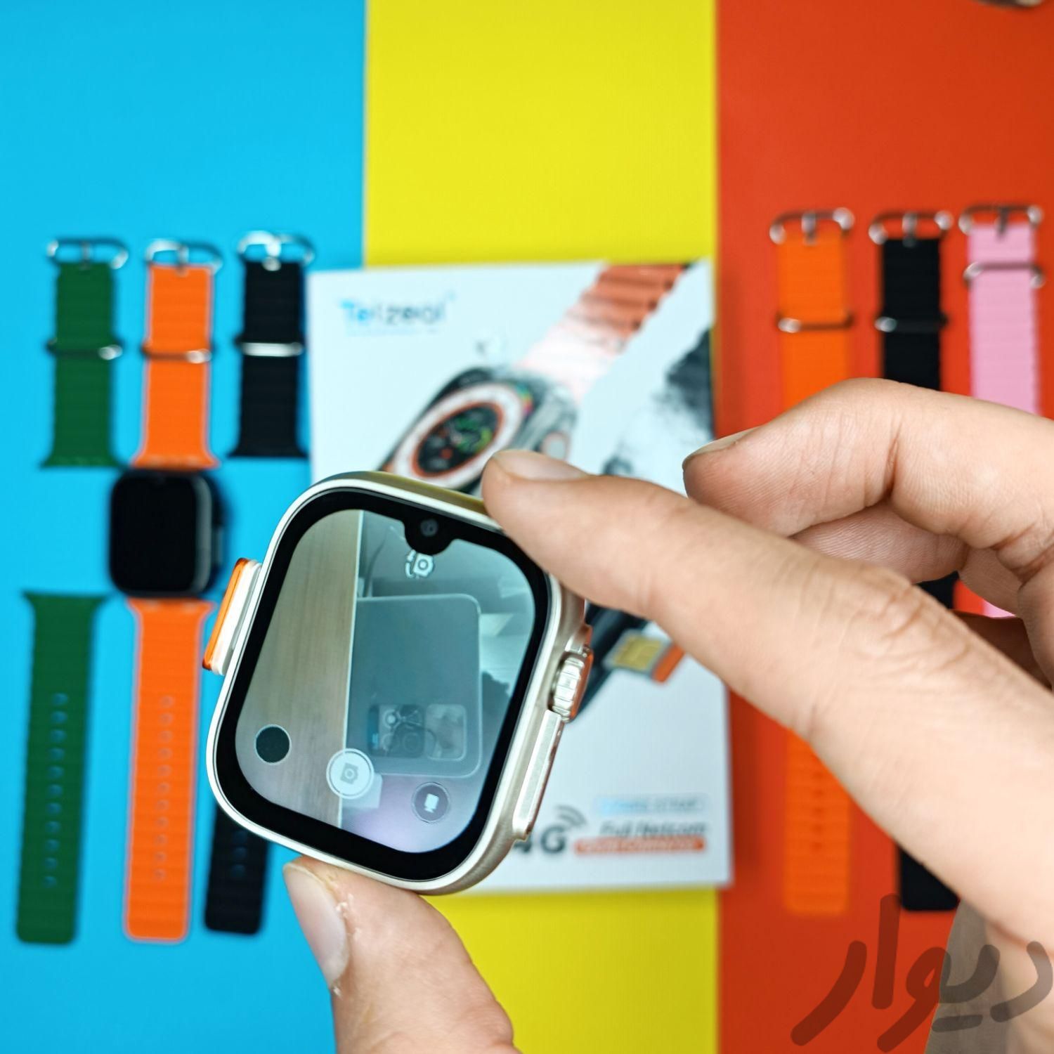 ساعت هوشمند سیم کارت خور به همراه دوربین مدل Telzeal TC4G بدون ریجستر