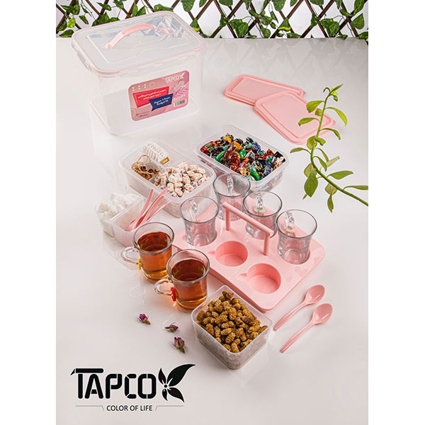 سرویس چایی خوری وصبحانه خوری تاپکو مدل الگانس 20پارچه