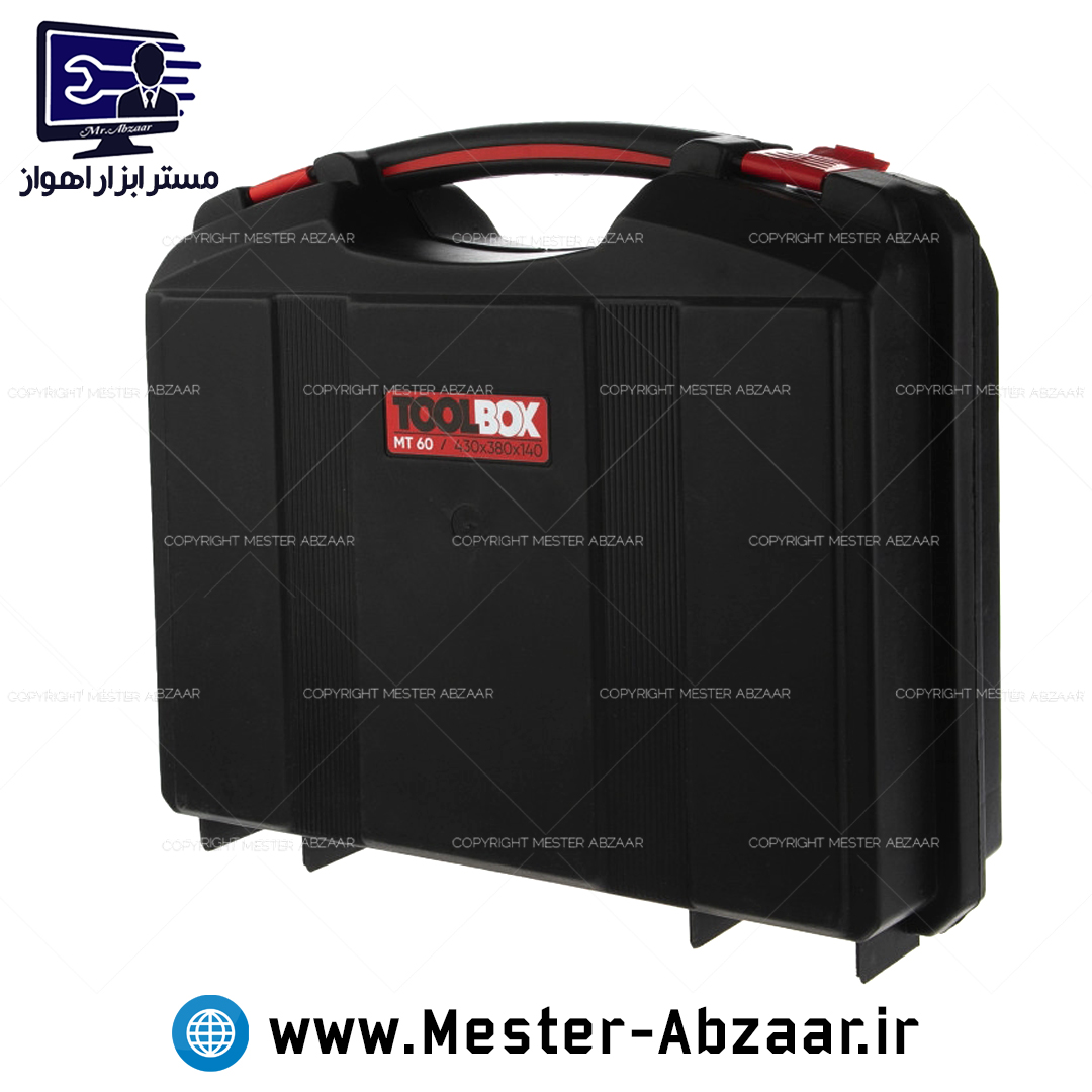 کیف جعبه ابزار تول باکس پلاستیک فشرده همراه مدل TOOLBOX MT60