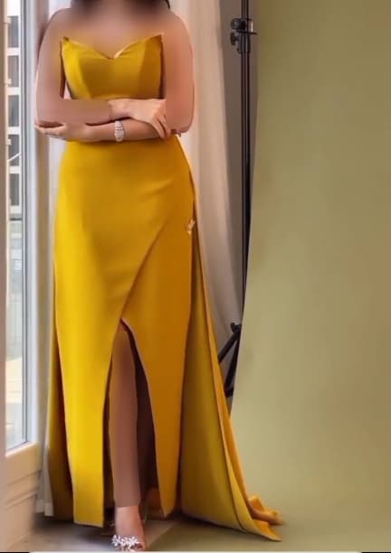 مدل لباس مجلسی دکلته بلند