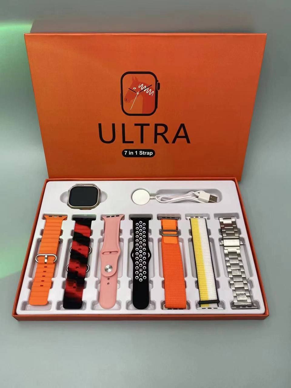 ساعت هوشمند مدل ULTRA 8 دارای 7 بند