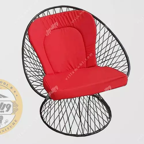صندلی باغی فلزی مدل بامبو