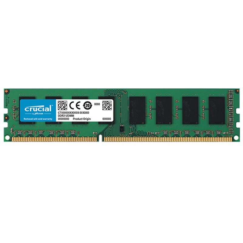 رم دسکتاپ DDR3 تک کاناله 1600 مگاهرتز CL11 کروشیال مدل UDIMM ظرفیت 4 گیگابایت