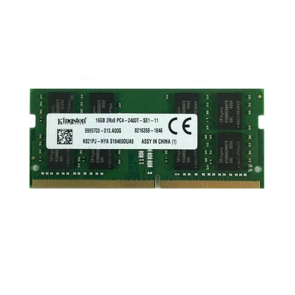 رم لپ تاپ DDR4 تک کاناله 2400 مگاهرتز CL17 کینگستون مدل K821PJ-HYA ظرفیت 16 گیگابایت