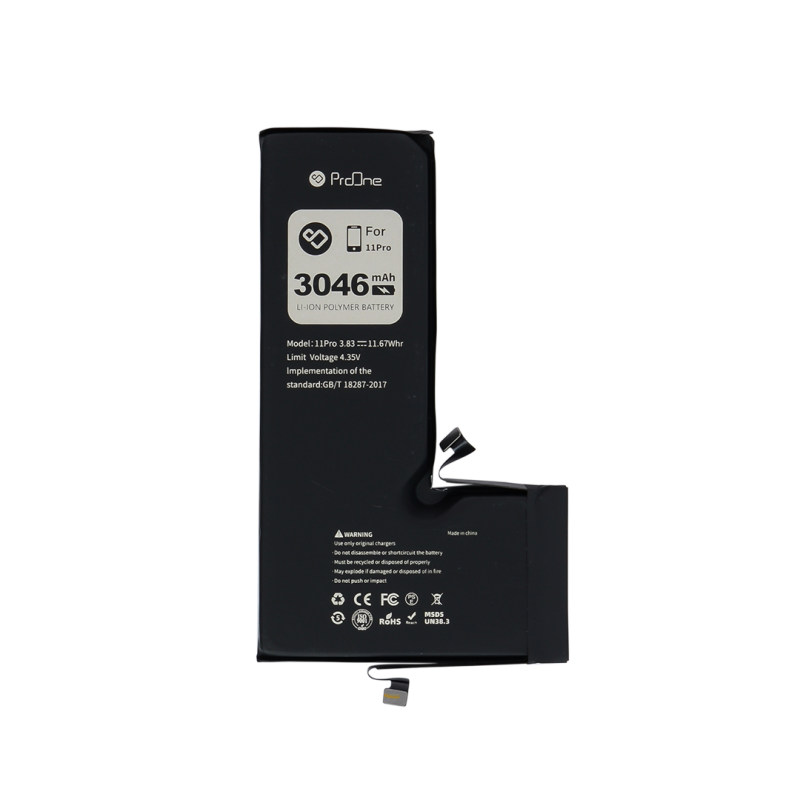 باتری موبایل پرووان مدل 11pro ظرفیت 3046 میلی آمپر ساعت مناسب برای گوشی موبایل اپل iPhone 11 Pro