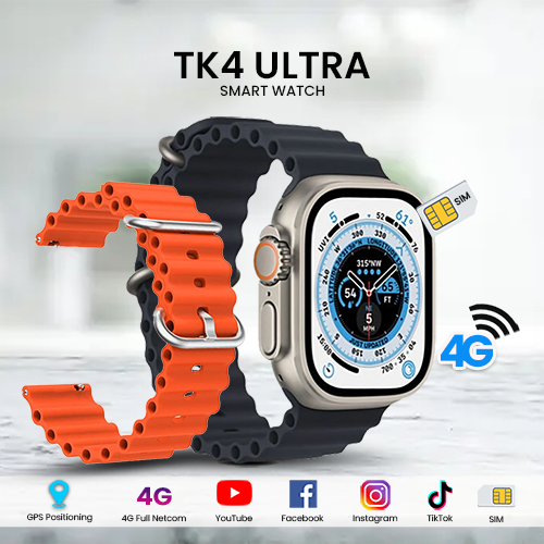 ساعت هوشمند سیم کارت خور TK4 Ultra 4G Android