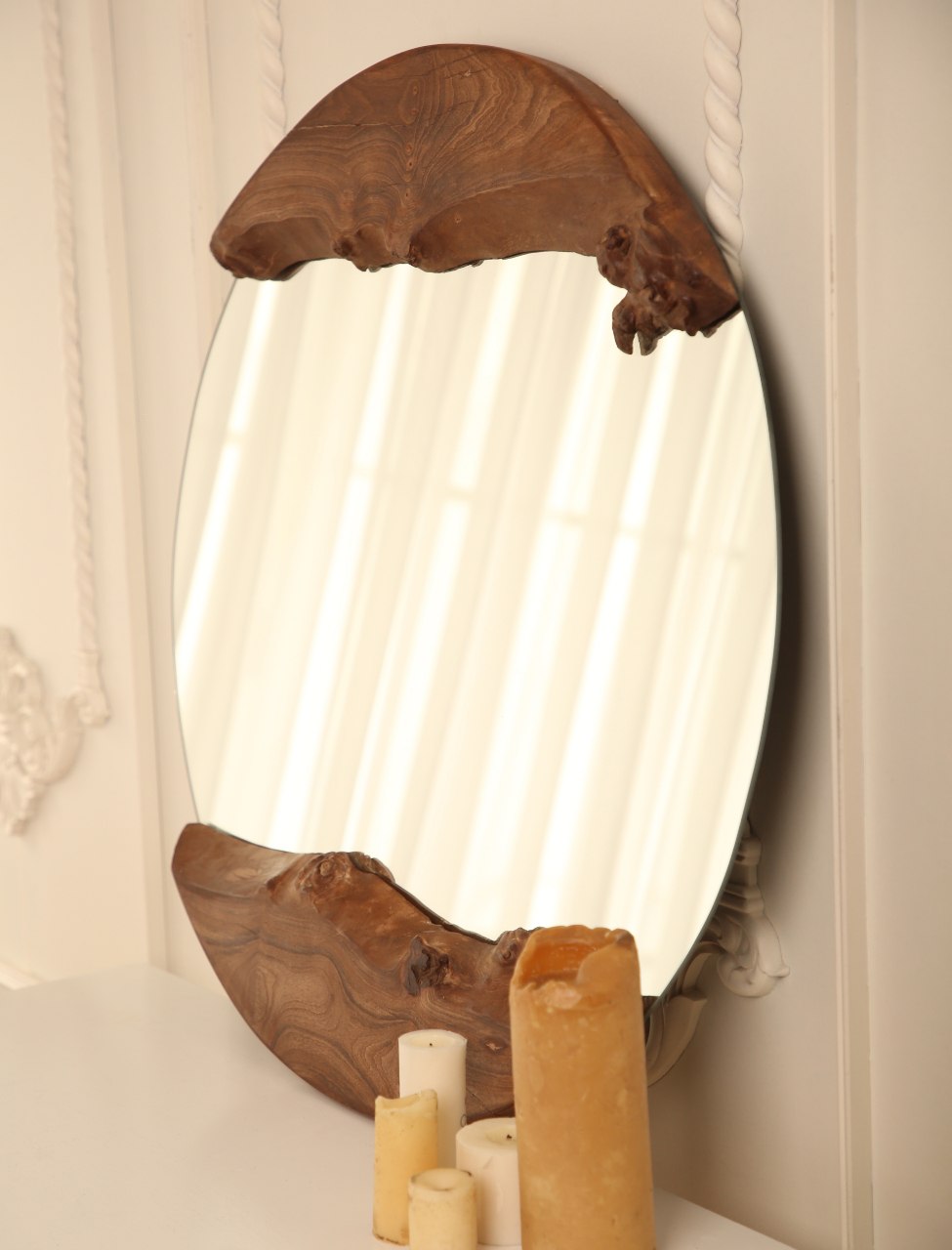 آینه چوبی چنار